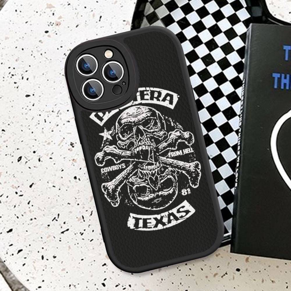 Dark Heavy Metal Rock P-PanteraS Band Phone Case For IPhone 11 12 13 14 15 16 Pro Max Plus Leather Cover