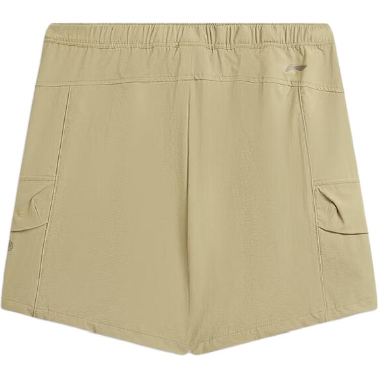 Li Ning Outdoor CF Soft Solid Color Simple Versatile Sports Shorts Women Shorts AKSW020-3