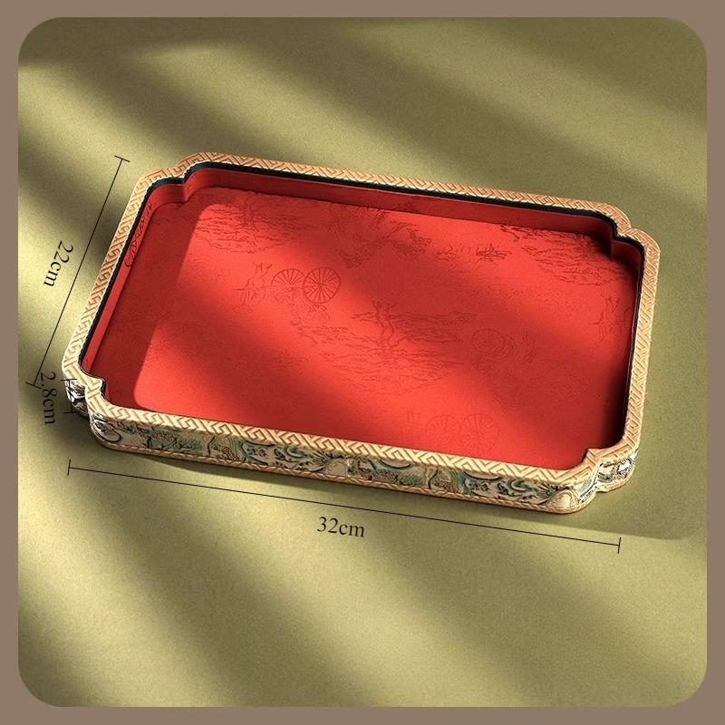 Retro Jewelry Displays Tray Exquisite Bracelet Showcase Pallet Jewelers Necklace Display Salver Counter Live Pictures Props