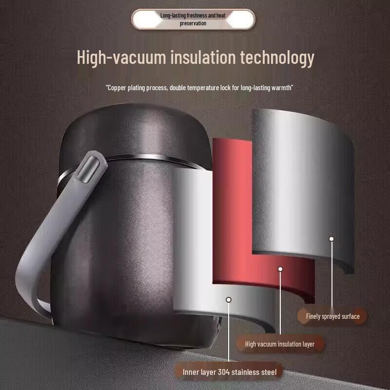 ASD 304 Stainless Steel Vacuum Insulated Lunch Box