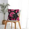 Football Breast Cancer Breast Cance Square Pillow Cases Cushion Cover Fashion Zipper Decorative Pillowcase for Car 45x45cm