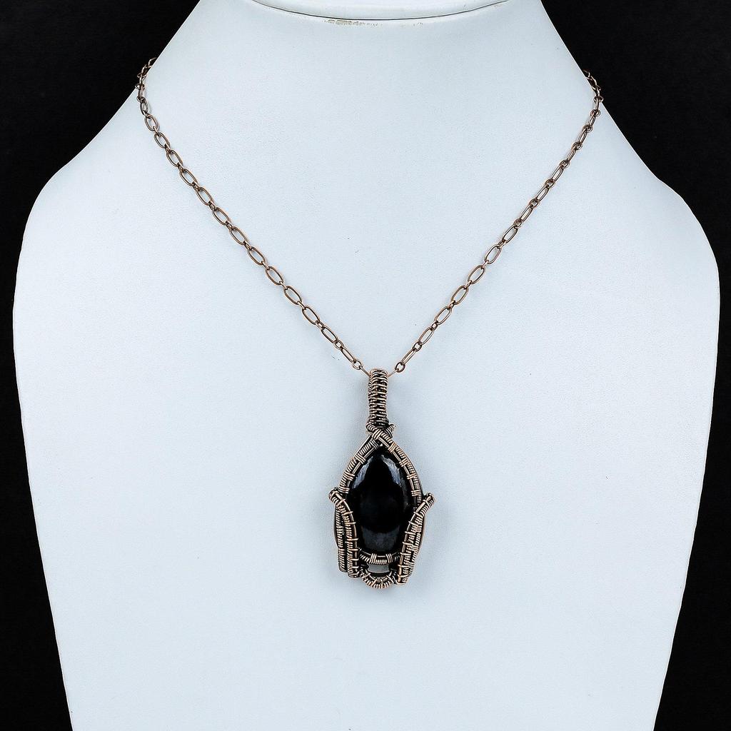 Sugilite Pendant Copper Wire Wrapped Pendant Handmade Gemstone Pendant Sugilite Jewelry Ethnic Pendant Copper Wire Wrap Jewelry Gift For Mom