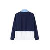 Anta Retro Series Color Block Stand Collar Woven Sports Jacket Light Blue White Navy Unisex 152238601-1