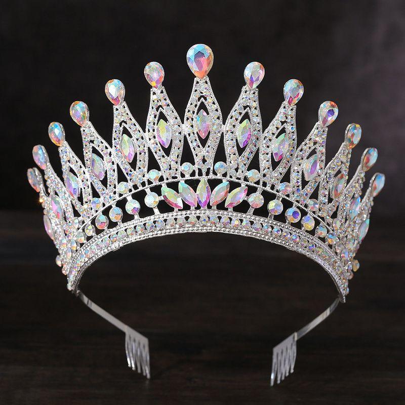 2024 New Arrival Crown Headdress Bridal Hair Accessories Fancy Fashion Crown Baroque Performance Pageant Miss World