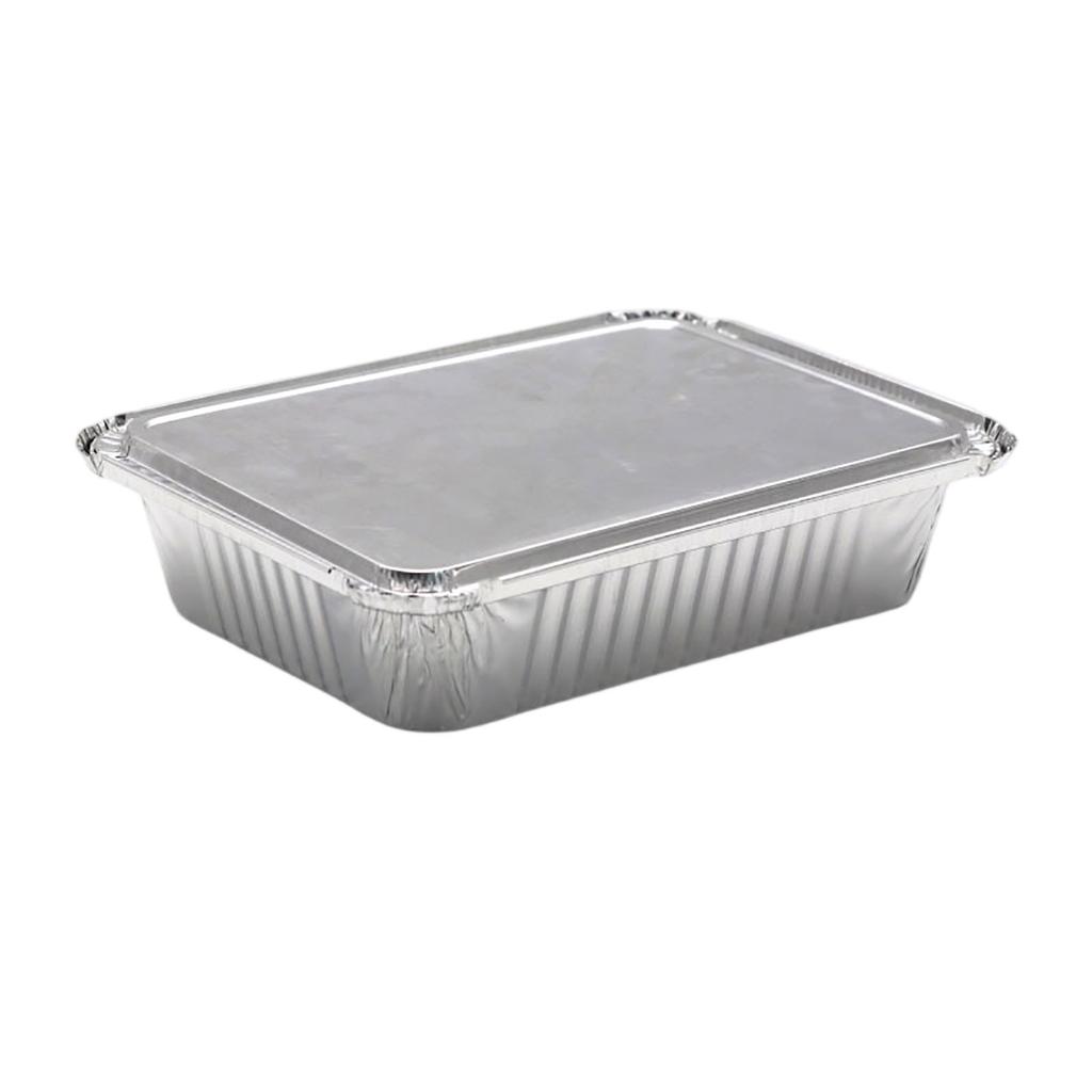 10pc Rectangular Tin Foil Bowl And Plate Tin Foil Aluminum Foil Insulation Lunch Box