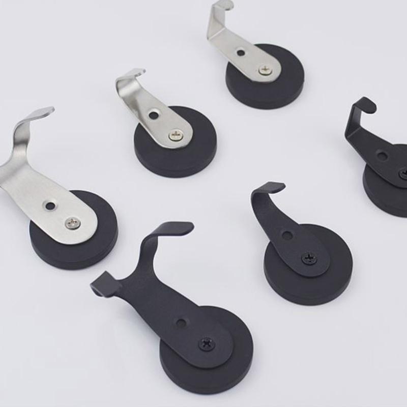 2pcs Magnetic Coffee Filter Holder Space Saving Portafilter Stand Espresso Accessory Organizer Metal Storage Rack