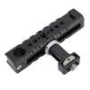 Aluminum Alloy Camera Cage Top Handle with 1 4in Screw Hole 3 8in Locating Screw Cold Shoe Mount Photography Accessories