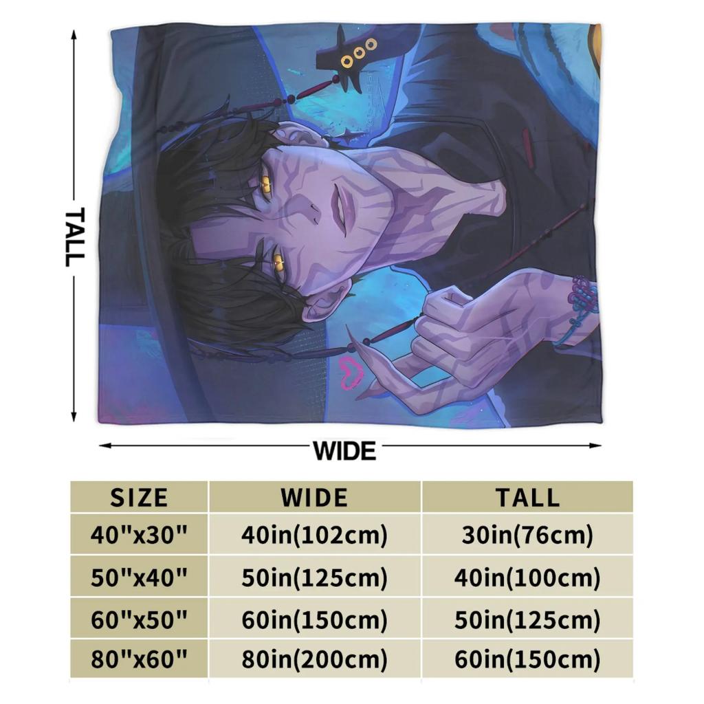Saja Boys Jinu Kpop Demon Hunters Blanket Quality Soft  Throw Blanket Winter Picnic Couch Chair Street Trend Bedspread