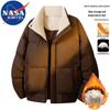 NASA MARVEL Men's Winter Padded Stand-Collar Jacket