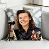 Harry Styles Harry House Pillow Case Square DoubleSided Sofa Cushion Cover Bedroom Bedside Pillow Gift