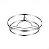 304 Stainless Steel Pot Rack, DoubleTier HeatResistant Stand, Kitchen Organizer Silver 25.5*22.3*6cm