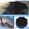 6/8/10ft Trampoline Cover Anti-UV Trampolines Sunshade Accessories Waterproof Trampoline Roof for Outdoor Backyard Playground