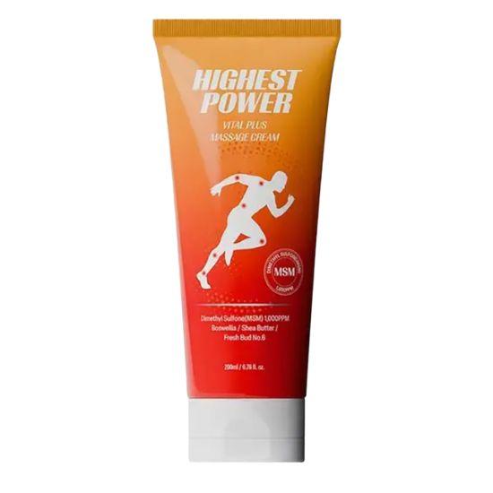 Highest Power Vital Plus Massage Cream 200ml – Warming Muscle & Body Massage Cream Highest Power Vital Plus Massage Cream  1