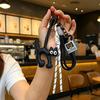 Yogodlns Mini Backpack Hanging Handbag Pendant Bag Cute Cat Faux Leather Pendant Bags Accessories