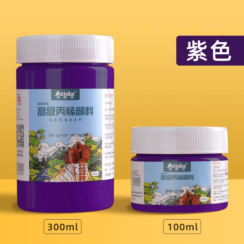 100ml Wall Painting Acrylic Pigment Waterproof and Sunproof Art Student Diy Creative Acrylic Pigment