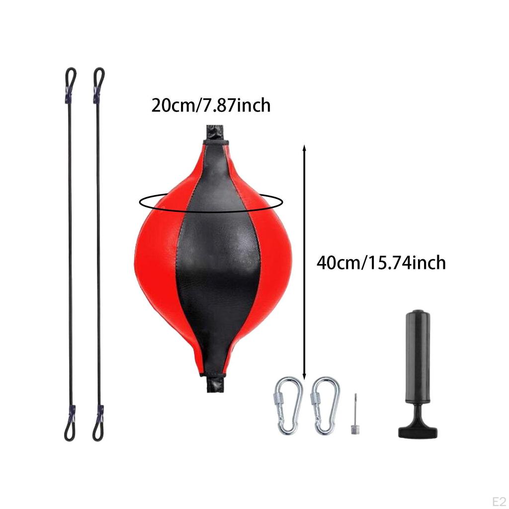 Boxball Geschwindigkeit mit Seil Pumpe Aufblasbarer Boxsack Double End Bag für
