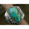 Vintage Men's and Women's Jewelry Accessories Gemstone Rings Turquoise Feather Ring