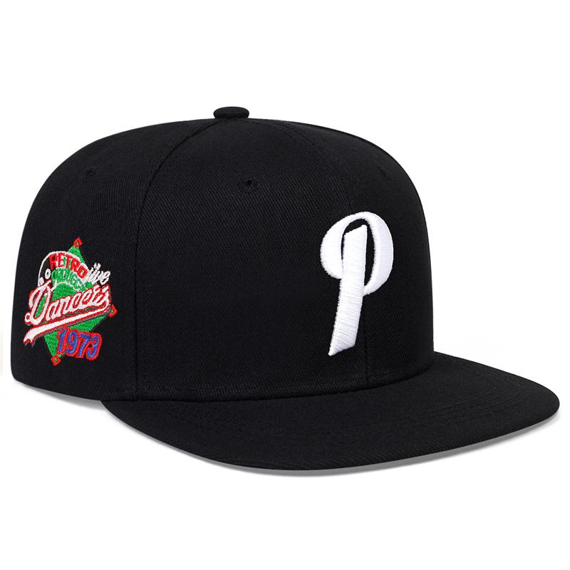 1Piece Unisex Letter P Embroidery Hip Hop Urban Street Style Hat Outdoor Adjustable Sunscreen Leisure Hat Spring Summer Travel Tourism Vacation