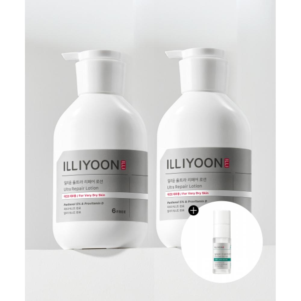 Illiyoon Ultra Repair Lotion 350ml 2 Pack + Trouble Mist 30ml Free none