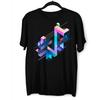 Abstract 3D Geometrical Multicolor tShirt Composition Gift Funny Male Kids Tee