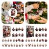 Unique Muscular Santa Claus Acrylic Christmas Ornament Mini Blind Box Set Ideal For Festive Decor