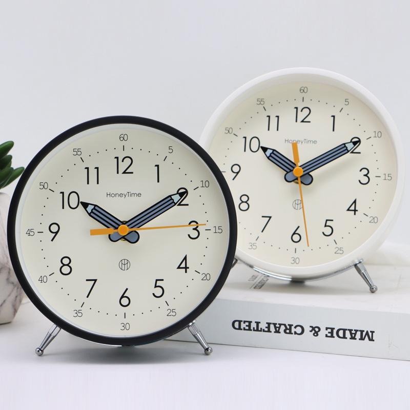 Table Clock Desktop Clock Ornaments Living Room Display Table Clock Home Desktop Sitting Clock New Simple Pendulum Clock