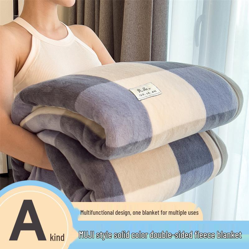 

Двосторонній товстий оксамитовий шаль-плед - Зимовий корал-фліс фланель 48x74cm One Pillowcase