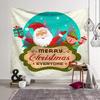 Christmas Cartoon Snowman Tapestry Living Room Sofa Home Decoration Christmas Gift