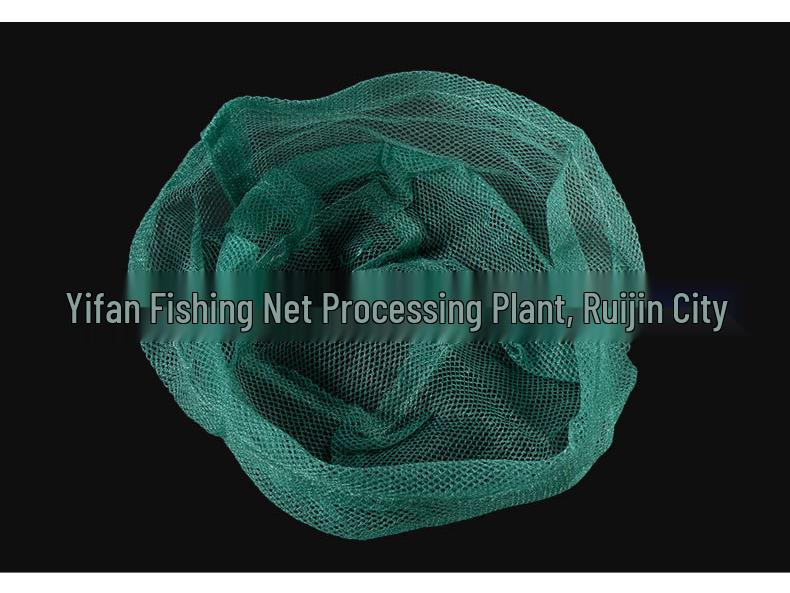 Утолщенная ручная плетеная грубая нейлоновая рыболовная сетчатая сумка