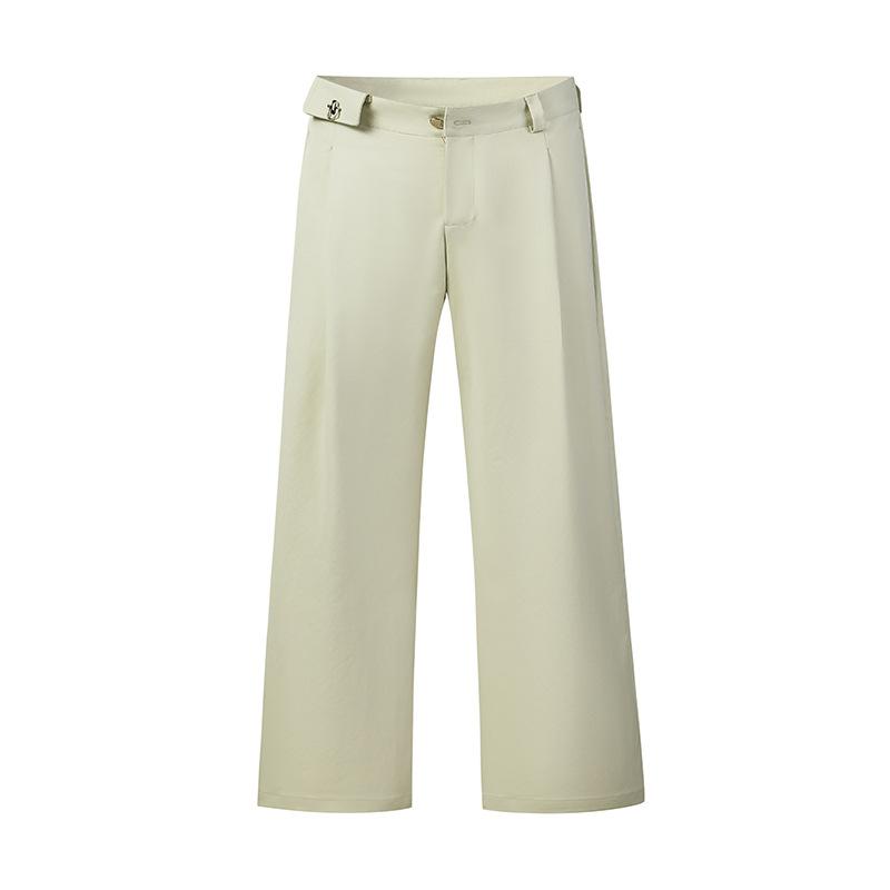 

Niche High-grade Wide-leg Casual Pants Men s Loose Long Tube Drape Mop Pants 2XL