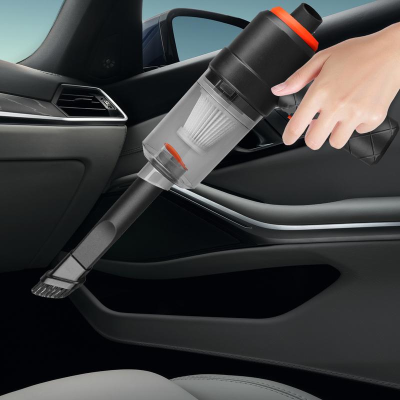 Portable Car Vacuum Handheld Vacuum 4500PA High Power Cordless Vacuum Cleaner Strong Suction For Car Vehicle Home Offices Floor