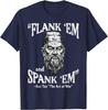 Flank Em Spank Em Sun Tzu Kunst des Krieges Lustiges Zitat Grafik T-Shirt Lässiges Baumwoll-T-Shirt für Männer Frauen