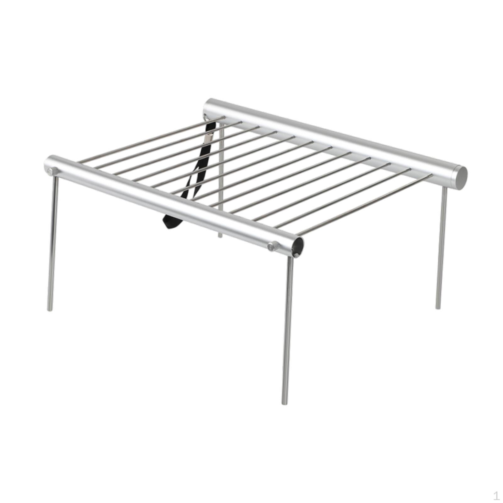 

Folding Campfire Grill Camping Grill,Barbecue Grill,Multipurpose,Grate Camp Fire Cooking Rack for