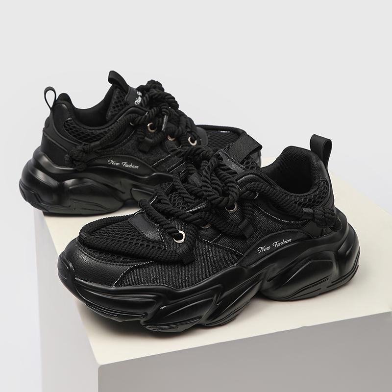 INS Hot Sales Herre Chunky Løpesko for Kvinner Trend Plattform Sneakers Herre Mesh Pustende Jogging Sport Gåsko Herre