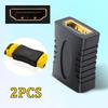 2Pc Extender Adapter Coupler Connector HDMI Female To Female F/F 1080P 4K HDTV