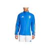 Adidas Italy Anthem Reversible Stand Collar Zip-Up Jacket With Raglan Sleeves Men Outerwear Blue White IX0418