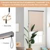 Outdoor Roller Blind 2.5 X 1.6 m with Crank Handle, Aluminium and 280g/M² Polyester, Cream