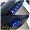 For Kia Rio 4 X-line 2017- Dashboard Front / Side Air AC Outlet Vent Panel Cover Trim Stainless Steel Accessories Interior