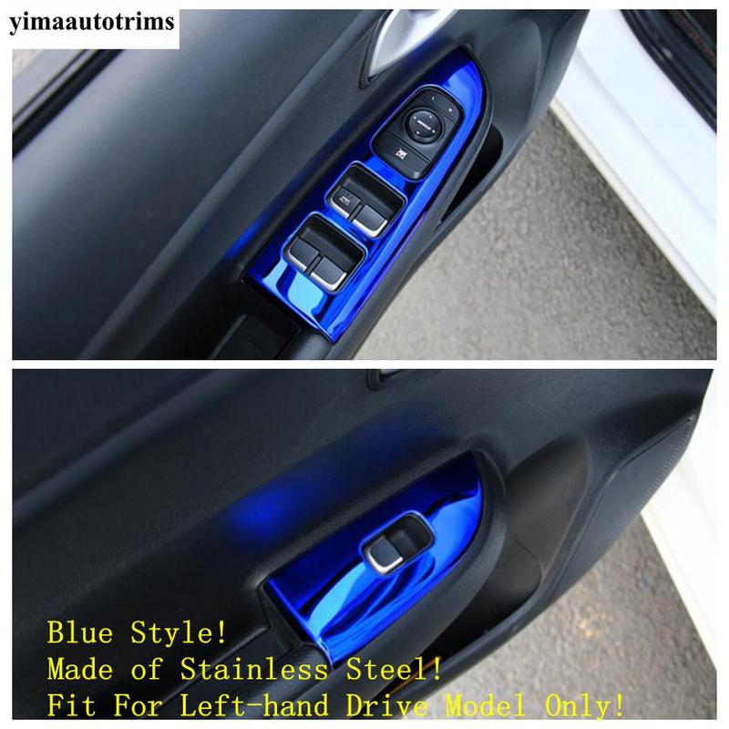 For Kia Rio 4 X-line 2017- Dashboard Front / Side Air AC Outlet Vent Panel Cover Trim Stainless Steel Accessories Interior