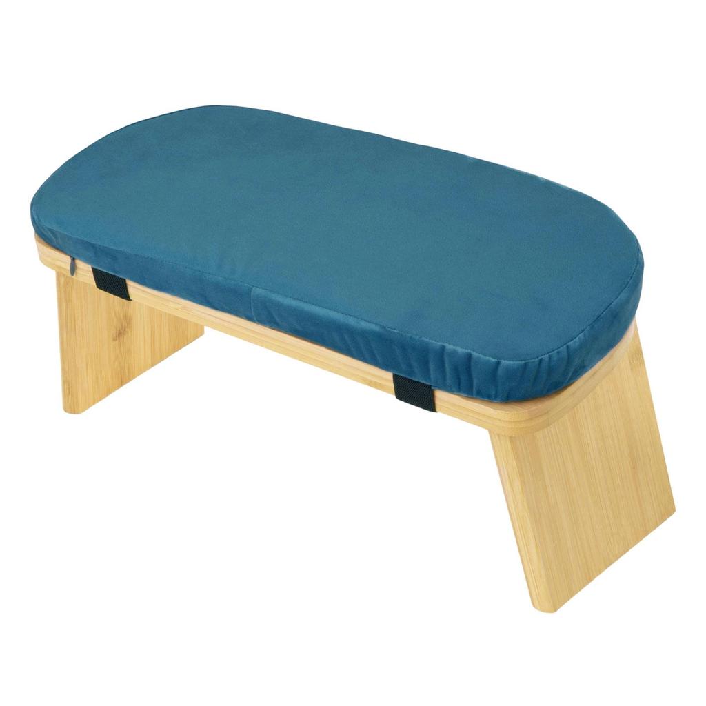 Meditation Bench Prayer with Removable Cushion, Ergonomic, Folding Kneeling Stool Chair