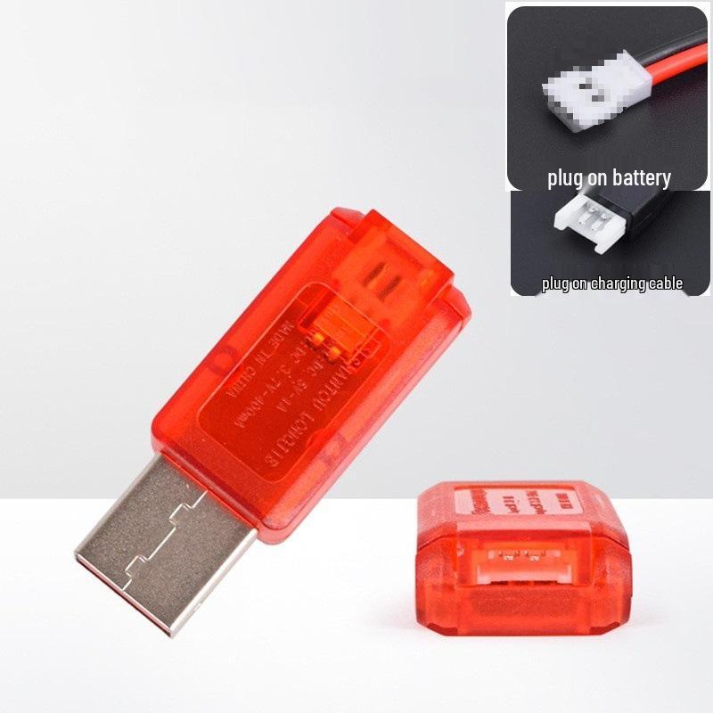 Compact USB Charger Cable for 3.7V Remote Control Helicopter Drone