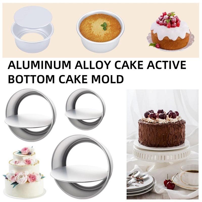 Cake Mould Aluminum Alloy Round Pudding Cheesecake Mold Cake Mold Baking Mould With Removable Bottom Cake Mold Kitchen Tools