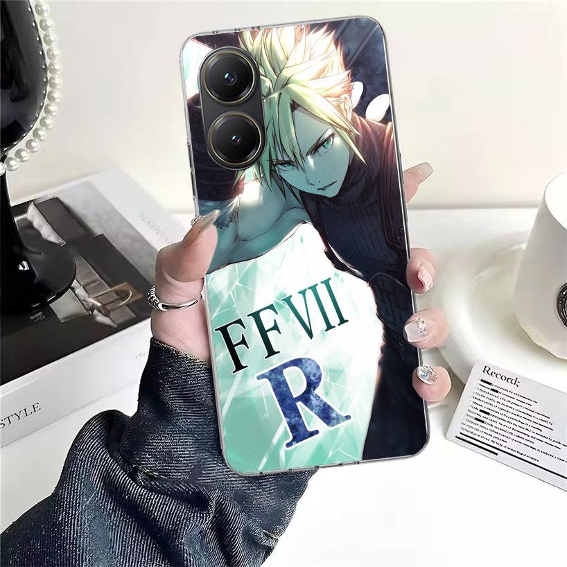 Final Fantasy FF VII Soft Phone Case For Xiaomi Redmi 15C 15 13C 13 Poco X5 X6 X7 F7 Ultra M7 12C 12 10 10C 9C 9A 9T 9 Fundas Po