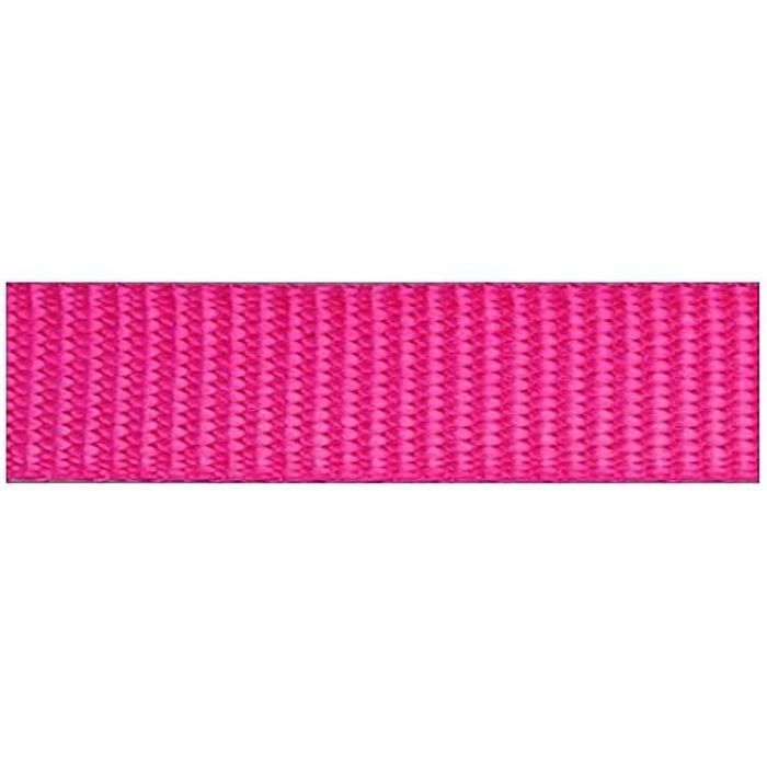 Laisse multiposition - RED DINGO - Correa lisse - Rouge - Nylon - Pour chien moyen