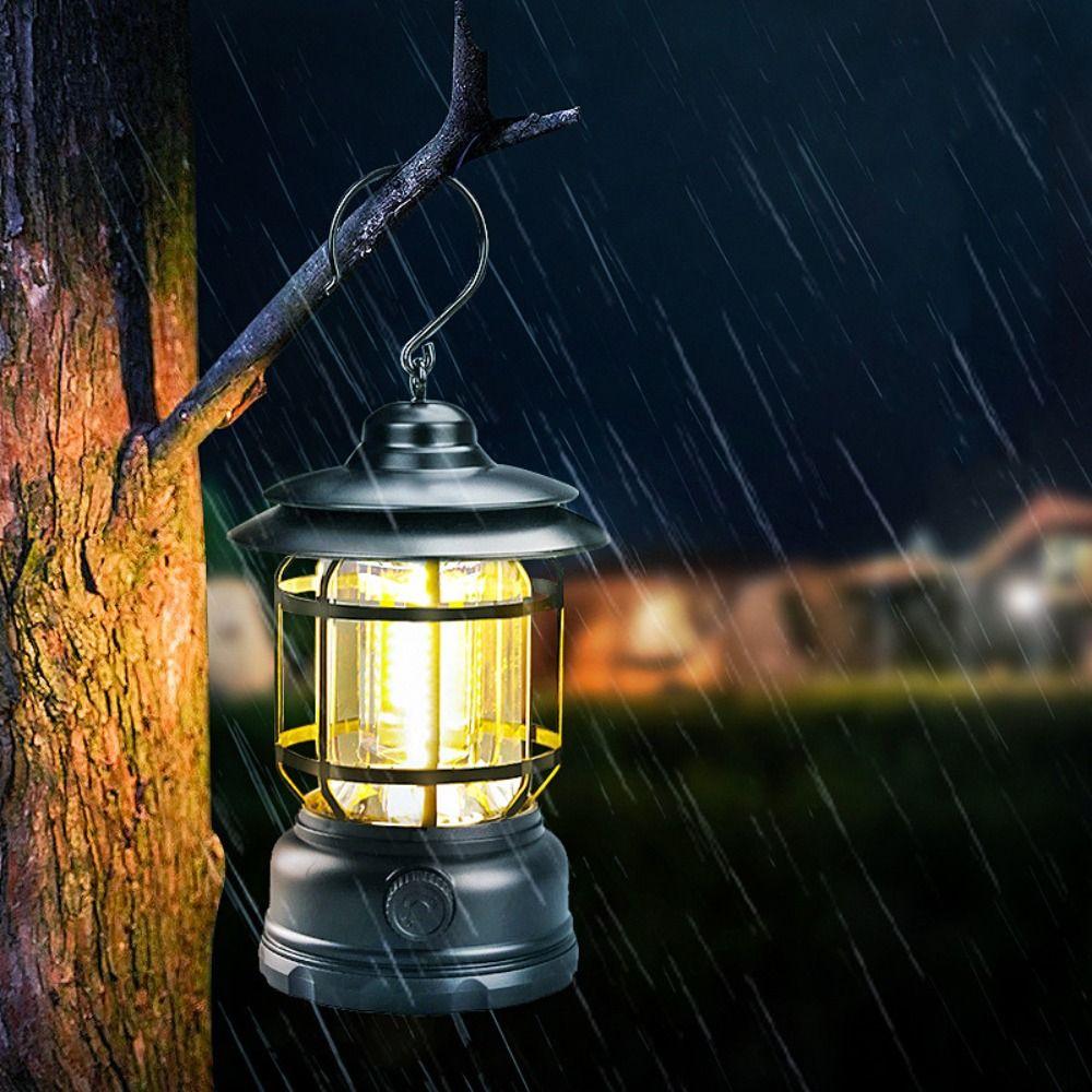 Rechargeable Camping Light Wear-resistant Fishing Lamp Table Lamp Atmosphere Light  Garden Lighting