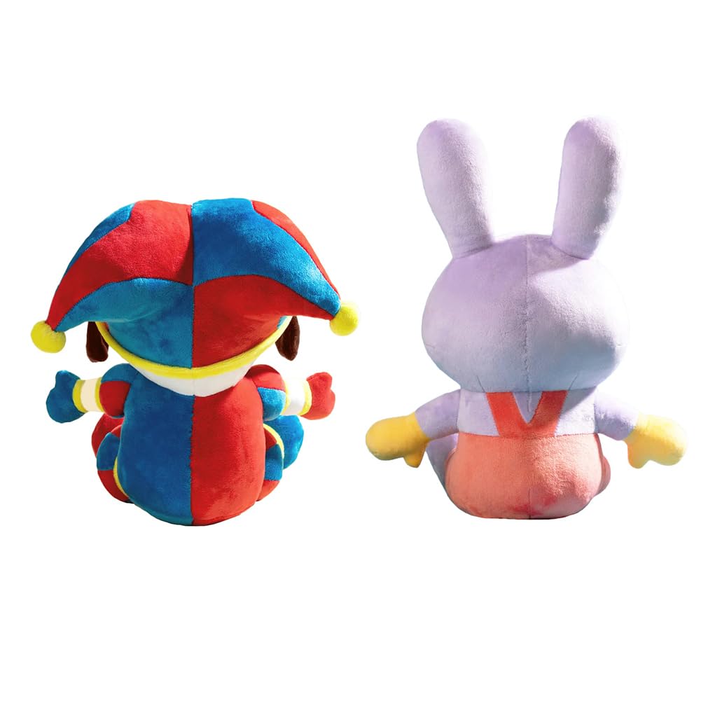 Amazing Digital Circus Plush Toys Pomni and Jax Stuffed Animal Doll Toys for Children Boys Girls Christmas Birthday Gift