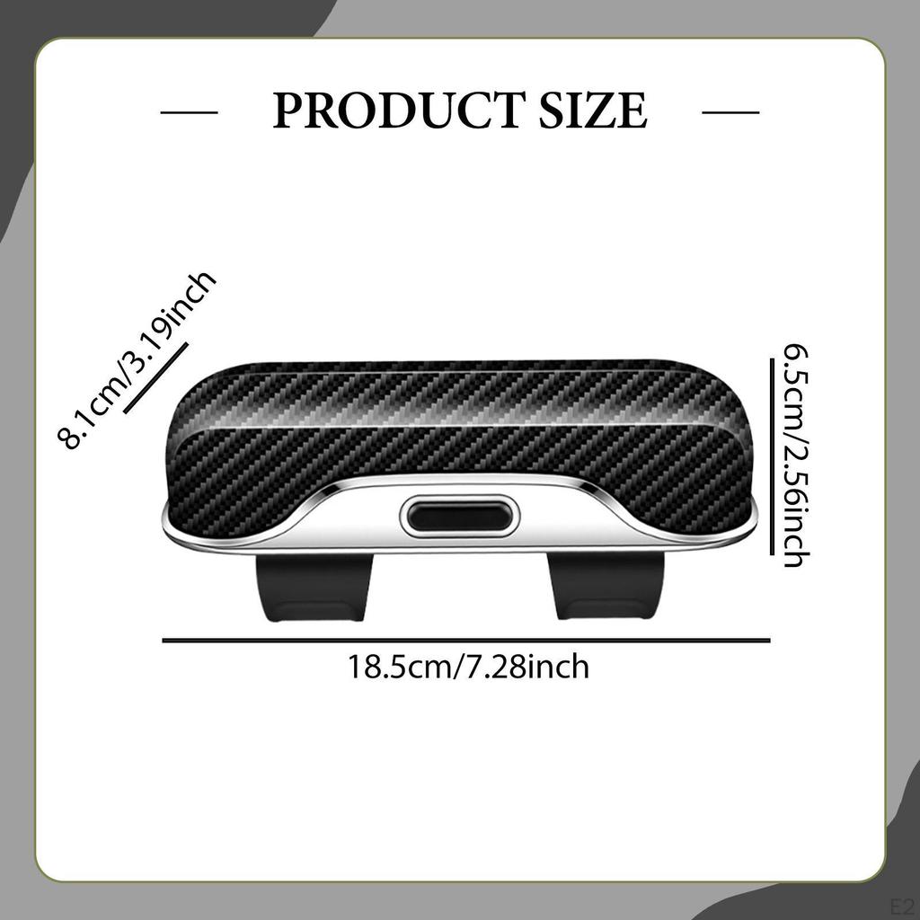 Sunglasses Holder for Car Visor Box Convenient Sun Organizer Space Saving Auto Glasses Case