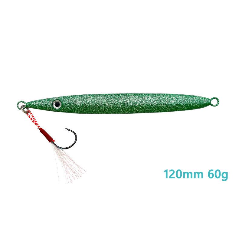 Luminous Silk Iron Plate Fishing Lure - 60/80g Sea Bait