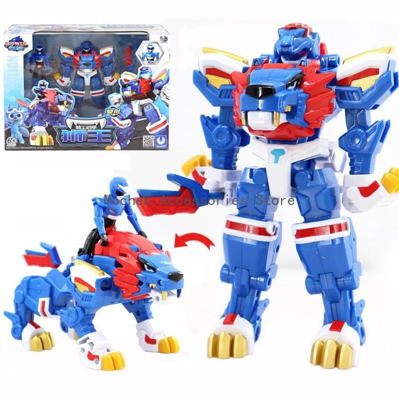 2025 Mini Force Wild Power Transformation Robot Model ornaments Gifts Toys Action Figures MiniForce X Deformation Dinosaur Toys