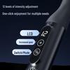Dual-Head Long Handle Electric Fascia Gun: Professional Handheld Massager for Full Body Muscle Relaxation